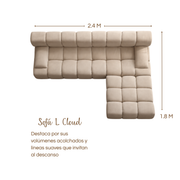 SOFÁ L CLOUD
