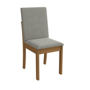 SILLAS CASSIA CANELA SUEDE MEZCLA GRIS/BLANCO (2)