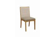 SILLA DESENSAMB. LARA LINO MEZCLA ARENA (TELA BEIGE)