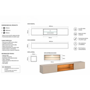 MUEBLE FLOTANTE DE TV EVORA
