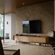 MUEBLE TV DUNE 1.80m PAJILLA NATURAL