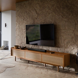 MUEBLE TV DUNE 1.80m PAJILLA NATURAL