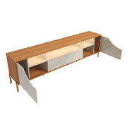 MUEBLE TV ALBI JEQUITIBA/OFF WHITE