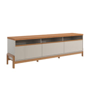 MUEBLE TV ELEGANCE 2.13m OFF WHITE/JEQUITIBA