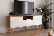 MUEBLE TV RIVER 1.36 - MADERA/OFF WHITE