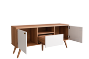 MUEBLE TV RIVER 1.36 - MADERA/OFF WHITE