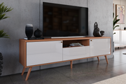 MUEBLE TV RIVER 1.83m - MADERA / OFF WHITE