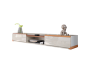 MUEBLE TV FLOTANTE ATLAS 1.83m OFF WHITE Y MADERA