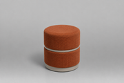 PUFF BELT TERRACOTA ARO CREMA