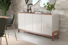 BUFETERA ELEGANCE - JEQUITIBA/OFF WHITE