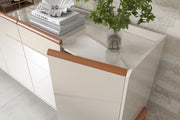 BUFETERA ELEGANCE - JEQUITIBA/OFF WHITE