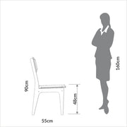 SILLAS DE COMEDOR - FREIJO / BEGE RUSTICO