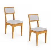 SILLAS DE COMEDOR - FREIJO / BEGE RUSTICO