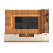 PANEL TV HOME ATENAS CON VITRINA Y TORRE