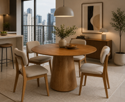 MESA ZARA 1.20m - REDONDA MADERA