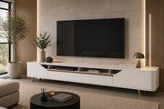 MUEBLE TV ARC 2.60m OFF WHITE