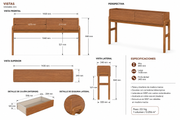 APARADOR ELEGANCE- MADERA