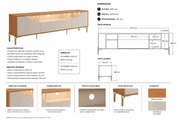 MUEBLE TV ALBI JEQUITIBA/OFF WHITE