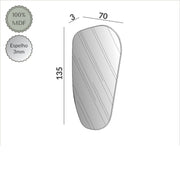 ESPEJO DECORATIVO - 135CM