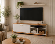 MUEBLE TV SUNNY OFF WHITE / MADERA