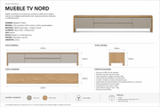 MUEBLE TV NORD 2.20m