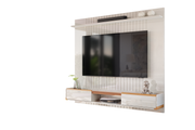 PANEL TV ATLAS OFF WHITE + RACK TV ATLAS 1.83 OFF WHITE