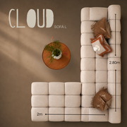 SOFÁ L CLOUD GRAND