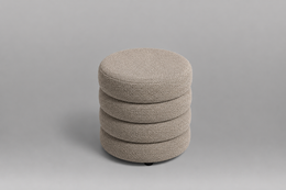 PUFF SALOMON GRIS BEIGE