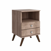 MESA DE NOCHE RETRO 2 GAVETAS RT3103