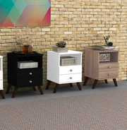 MESA DE NOCHE RETRO 2 GAVETAS RT3103