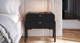 MESITA DE NOCHE 2 GAVETAS HANOVER