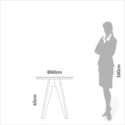 MESA LATERAL / MESA DE LUZ 65CM