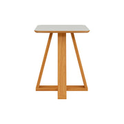 MESA LATERAL - OFF WHITE / FREIJO