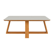 MESA DE CENTRO - OFF WHITE/FREIJO