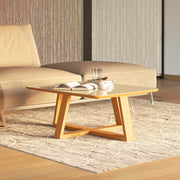 MESA DE CENTRO - OFF WHITE/FREIJO