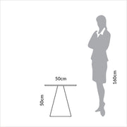 MESA LATERAL - CARVALHO ROSE