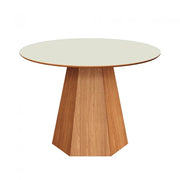 MESA DE COMEDOR REDONDA MENOR - FREIJO