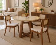 MESA WOOD 1.00m REDONDA OFF WHITE