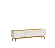 MUEBLE TV CLASSIC 3G 1.80m OFF WHITE / MADERA