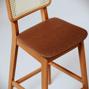 BANQUETA CLASSIC CUERO MARRON