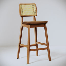 BANQUETA CLASSIC CUERO MARRON