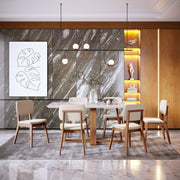 MESA WOOD 1.80m RETANGULAR OFF WHITE / MADERA